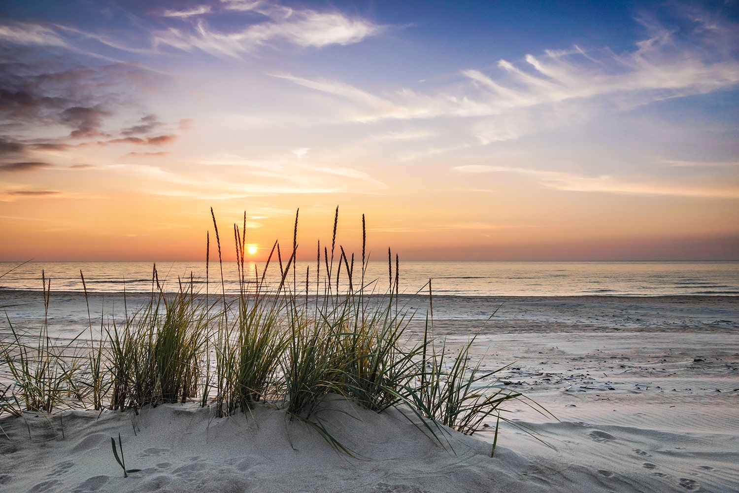 Abendsonne über Meer